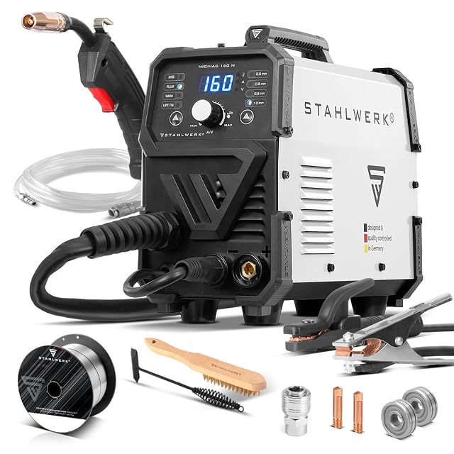 STAHLWERK MIG/MAG 160 M kompaktes Inverter-Schweißgerät, Produktfoto